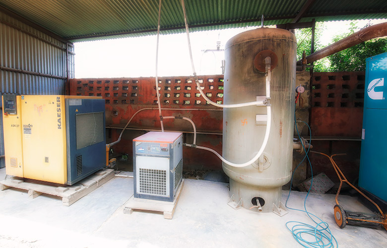 Environment friendly equipment at Radiant Aluminium Coating Plant