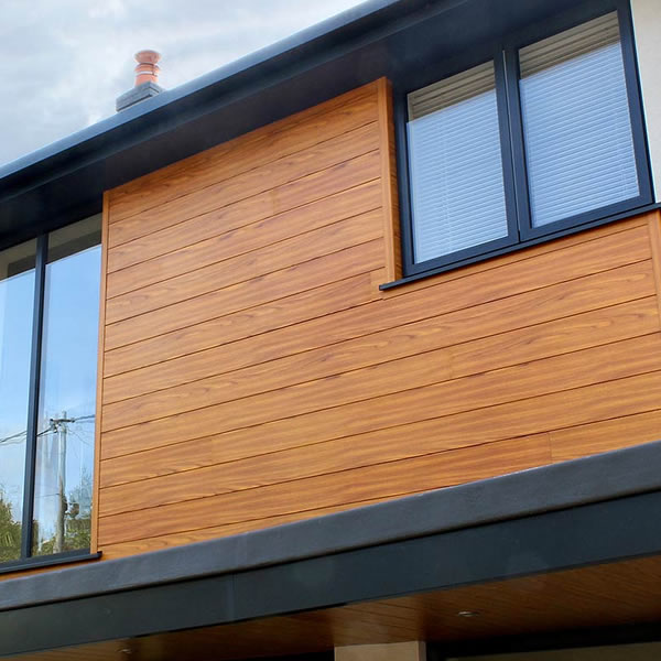 Wood Finish Aluminium Architectural Coating external profiles
