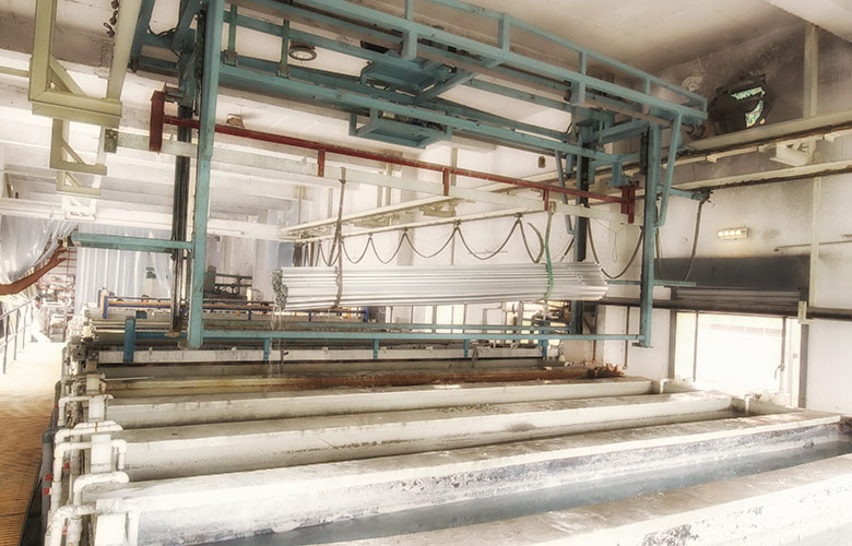 High performance aluminium profile pretreatment plc controlled machines